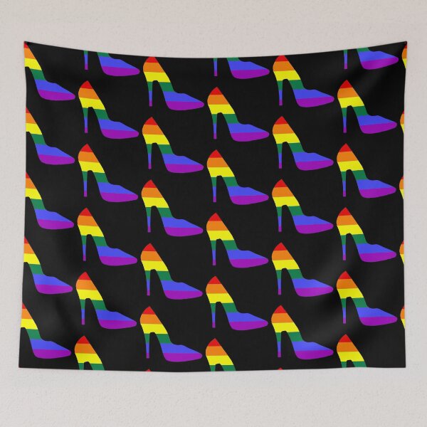 Item preview, Rainbow High Heel Rainbow Pride By Bent Sentiments LGBT gay lesbian interest  designed and sold by bentsentiments.