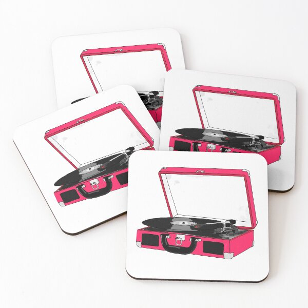 Item preview, Vintage Record Player Hot Pink designed and sold by KatharineArt.