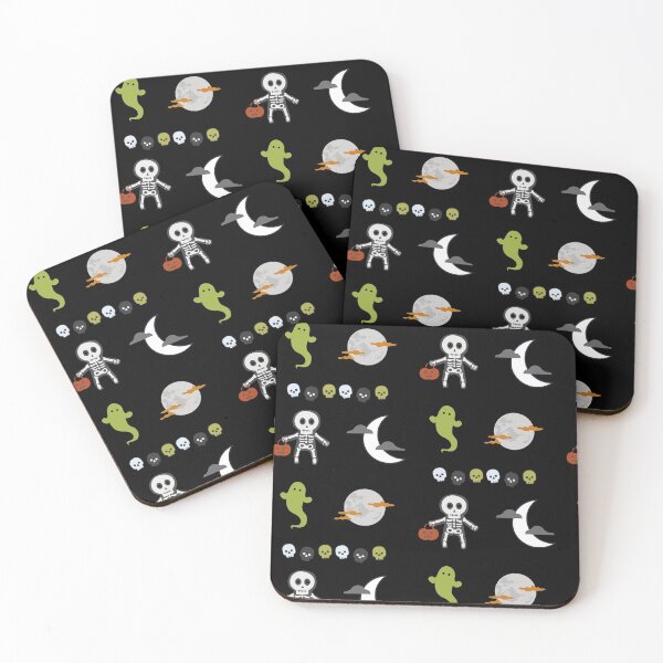 Item preview, I love scary death Halloween day with Bat Halloween of Halloween patterns set designed and sold by CrownsStore.