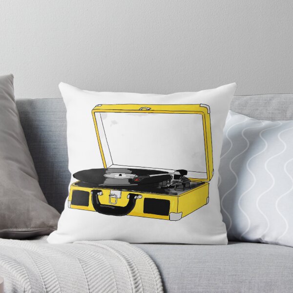 Item preview, Vintage Record Player Yellow designed and sold by KatharineArt.