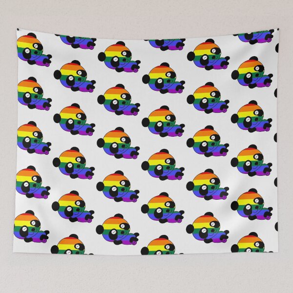 Item preview, Rainbow Panda Rainbow Pride By Bent Sentiments LGBT gay lesbian interest  designed and sold by bentsentiments.