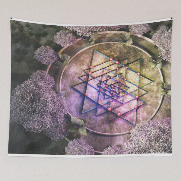 Item preview, Maha Meru Surrounded by Trees designed and sold by JoreJj Z. Elprehzleinn.