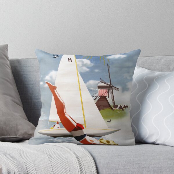 Item preview, Holland retro poster designed and sold by CorasPosters.