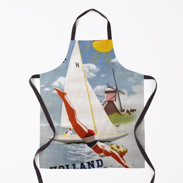 Aperçu de l'œuvre Holland poster retro créée et vendue par CorasPosters.
