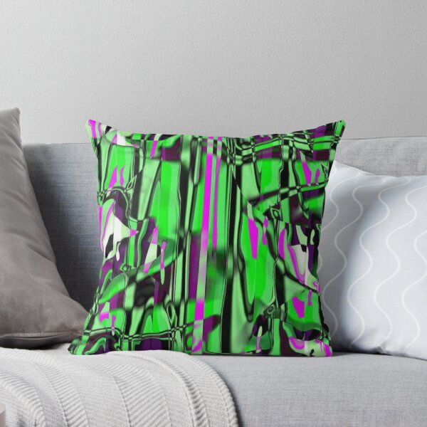 Item preview, Abstract green/pink smash designed and sold by auntielottie.
