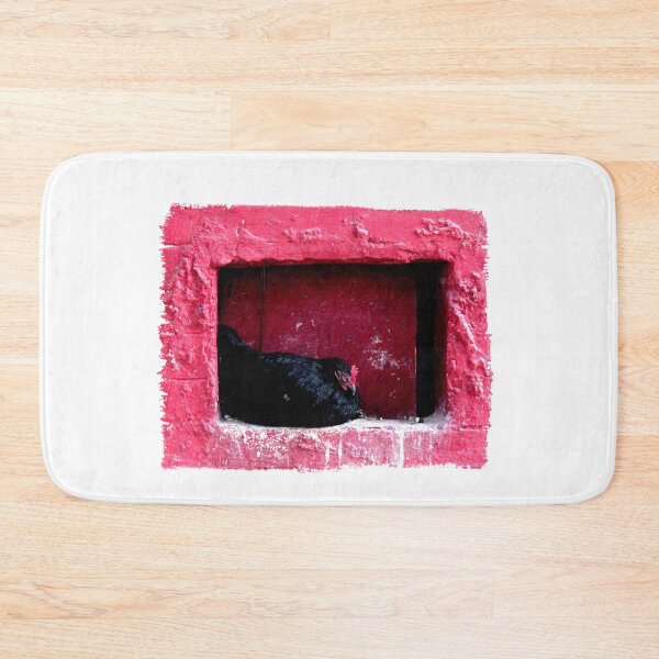 Item preview, Peaceful Chicken Sleeping in Window designed and sold by elderberry.