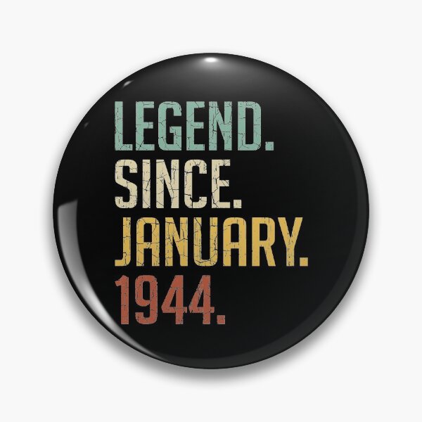 Item preview, Legend Since January 1944 77th Birthday Gift 77 Years Old Vintage January 1944 designed and sold by Takatv.