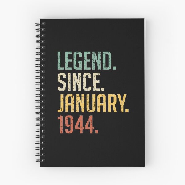 Item preview, Legend Since January 1944 77th Birthday Gift 77 Years Old Vintage January 1944 designed and sold by Takatv.