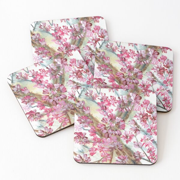 Item preview, Apple blossom pink and white flower design #redbubble #flowerdesign designed and sold by Smalltownart.