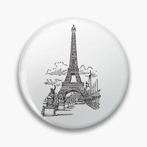 Item preview, eiffel tour black and white designed and sold by joshua pierre.