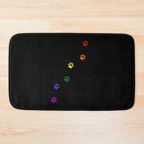 Item preview, Rainbow Paw Prints Rainbow Pride By Bent Sentiments LGBT gay lesbian interest  designed and sold by bentsentiments.