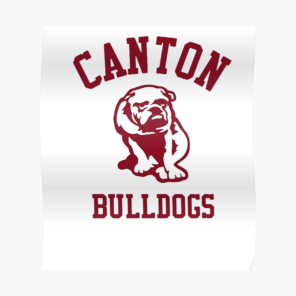 Canton Bulldogs Sticker for Sale by SwampfoxDesign