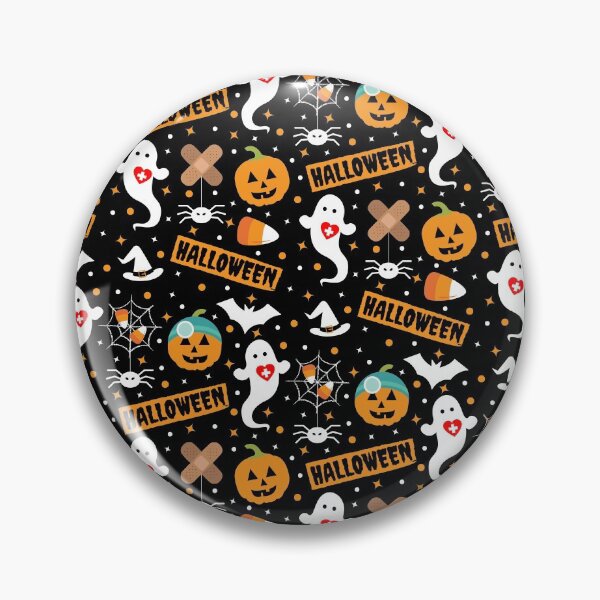 Item preview, Healthcare Halloween Friends Collage Pattern designed and sold by The-Gayborhood.