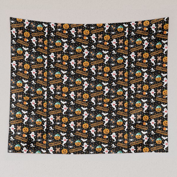 Item preview, Healthcare Halloween Friends Collage Pattern designed and sold by The-Gayborhood.