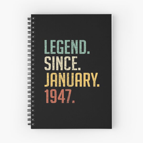 Item preview, Legend Since January 1947 74th Birthday Gift 74 Years Old Vintage January 1947 designed and sold by Takatv.