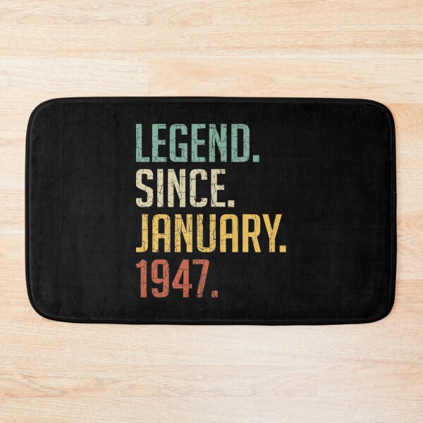 Item preview, Legend Since January 1947 74th Birthday Gift 74 Years Old Vintage January 1947 designed and sold by Takatv.