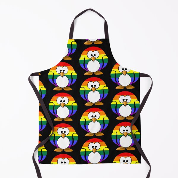 Item preview, Rainbow Penguin Heart Rainbow Pride By Bent Sentiments LGBT gay lesbian interest  designed and sold by bentsentiments.