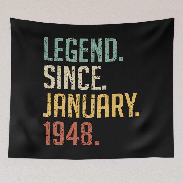 Item preview, Legend Since January 1948 73rd Birthday Gift 73 Years Old Vintage January 1948 designed and sold by Takatv.