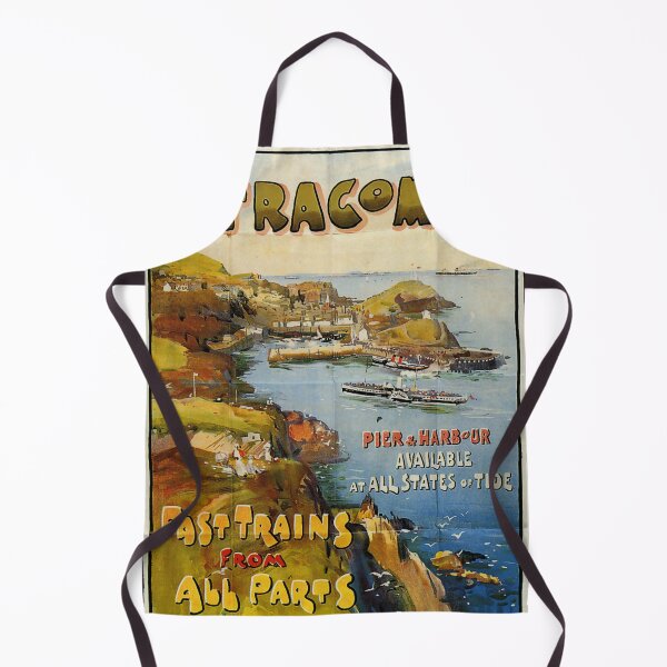 Item preview, Ilfracombe retro poster designed and sold by CorasPosters.
