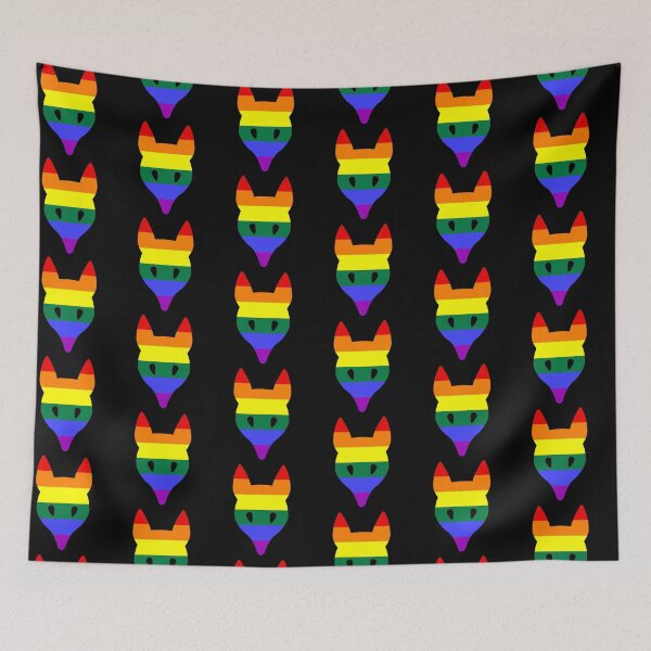 Item preview, Rainbow Fox Rainbow Pride By Bent Sentiments LGBT gay lesbian interest  designed and sold by bentsentiments.