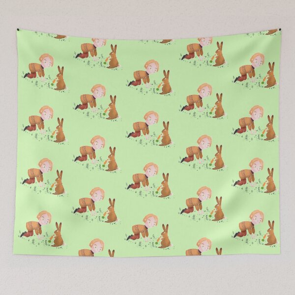 Item preview, Boy meets rabbit designed and sold by jasmineberry.