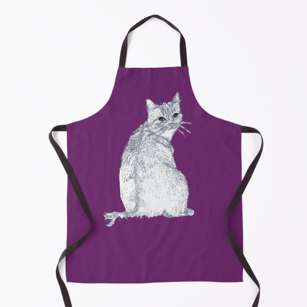 Item preview, Color Pencils original Drawing - Cat - looking back designed and sold by Eejee-SK.