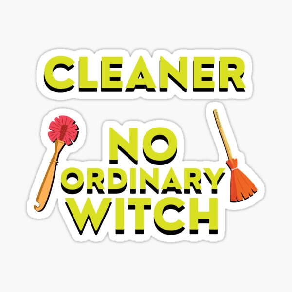 Item preview, Cleaner No Ordinary Witch House Cleaner Gift Halloween Fun designed and sold by SavvyCleaner.