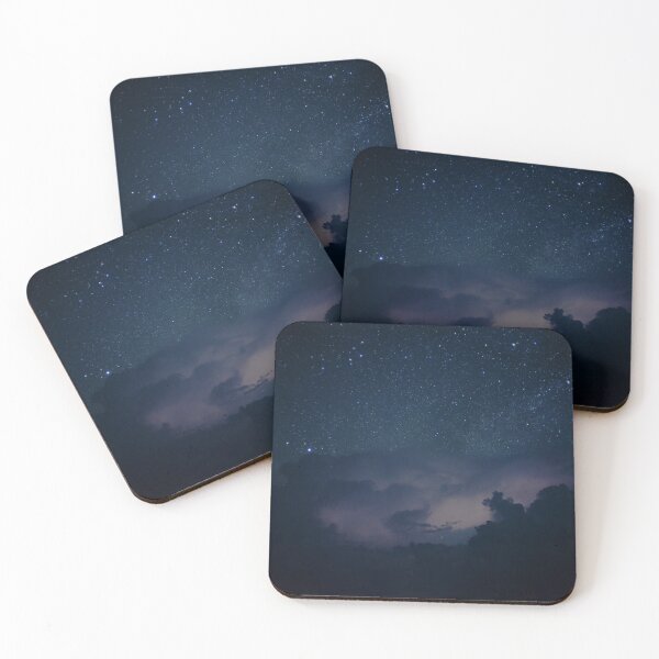 Item preview, Starry Sky Over a Distant Storm designed and sold by divingaround.