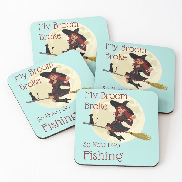 Item preview, My Broom Broke so now i go fishing designed and sold by amrmab.