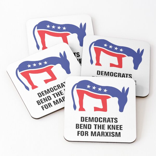 Item preview, Democrats Bend the Knee for Marxism designed and sold by redbruhl.