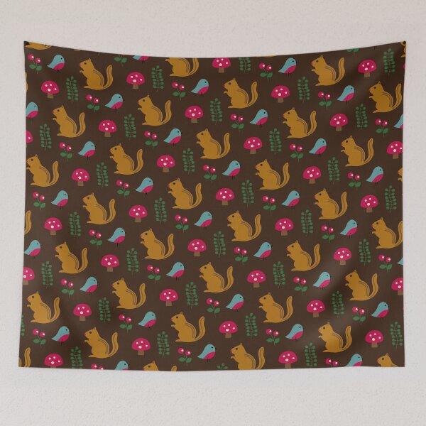 Item preview, Woodland Chipmunks designed and sold by rasters-vectors.