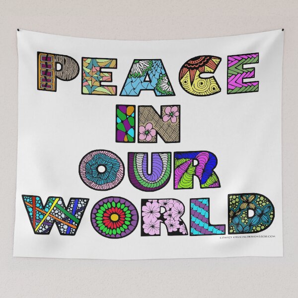 Item preview, Peace in Our World designed and sold by CrucialDesigns.