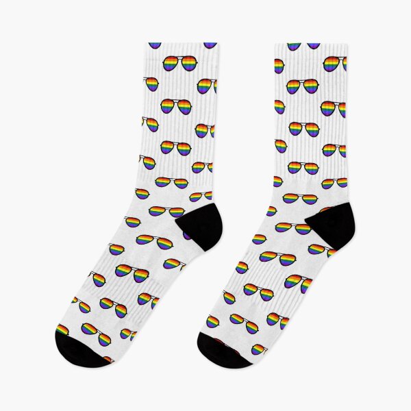 Item preview, Rainbow Sunglasses Rainbow Pride By Bent Sentiments LGBT gay lesbian interest  designed and sold by bentsentiments.