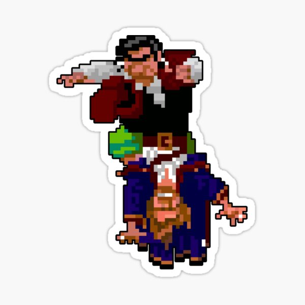 Guybrush Threepwood Largo LaGrande Monkey Island Pegatina