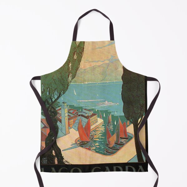 Item preview, Riva Lago di Garda retro poster designed and sold by CorasPosters.