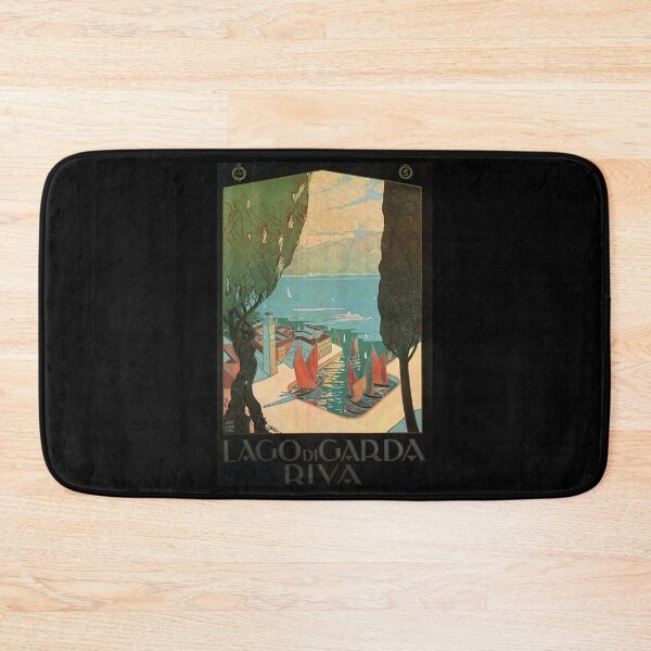 Item preview, Riva Lago di Garda retro poster designed and sold by CorasPosters.
