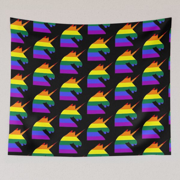 Item preview, Rainbow Unicorn Rainbow Pride By Bent Sentiments LGBT gay lesbian interest  designed and sold by bentsentiments.