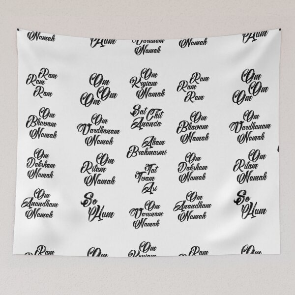 Item preview, Sanskrit Mantras KIT (black) designed and sold by didijuca.