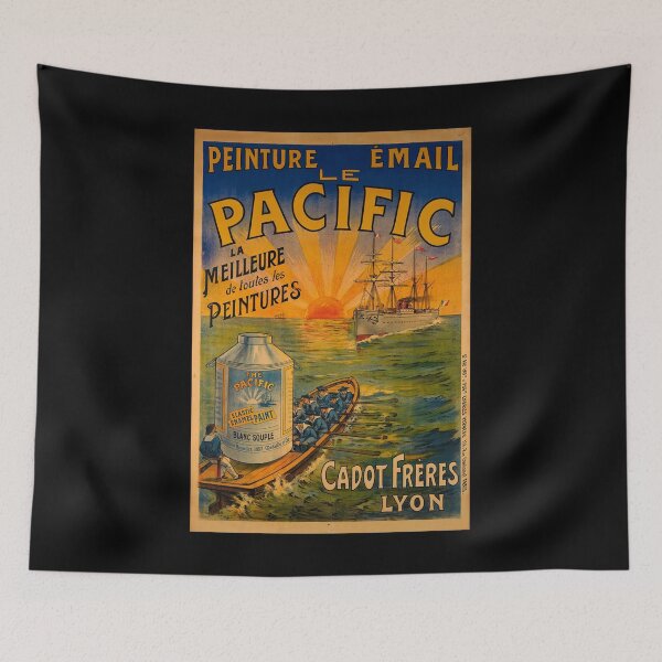 Artikelvorschau, Pacific retro poster entworfen und verkauft von CorasPosters.