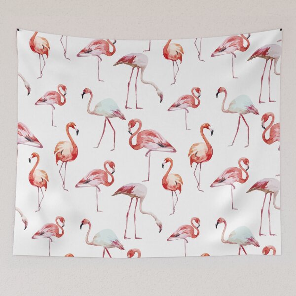 Item preview, Tropic Flamingos designed and sold by rasters-vectors.