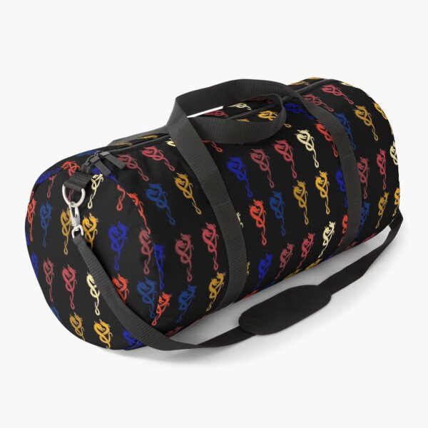 Item preview, Multi-colored Naga Dragons on a Black Background designed and sold by NagaCommunity.