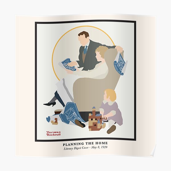 Norman Rockwell 4 Poster