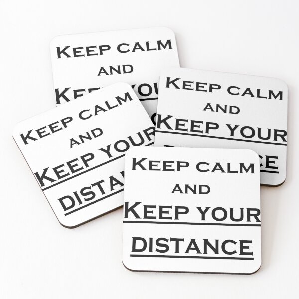 Item preview, Keep calm and keep your distance designed and sold by UnPEngineer.