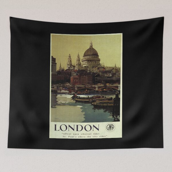 Item preview, London retro poster designed and sold by CorasPosters.