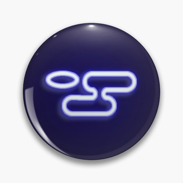 Neon Sign Symbol (Hidden Cloud Village) Pin