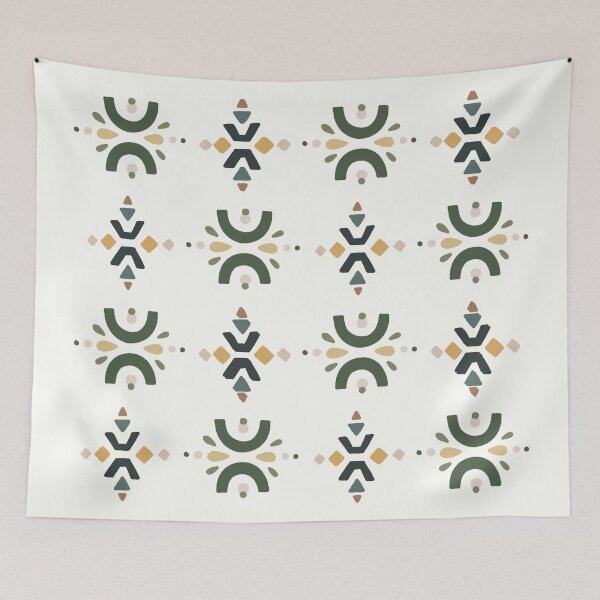 Item preview, Boho Geometric Ethnic Pattern designed and sold by cation-studio.