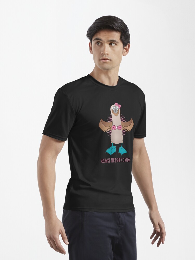 Save the BOOBIES - Support Breast Cancer Research Active T-Shirt