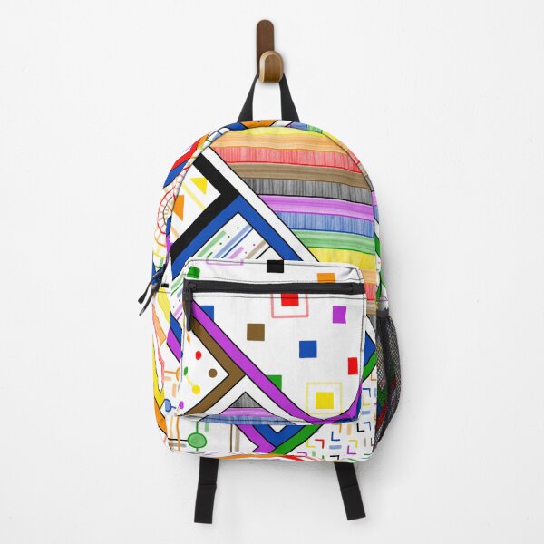 Item preview, Rainbow grid doodle designed and sold by JoyfulJen.