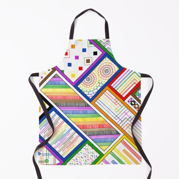 Item preview, Rainbow grid doodle designed and sold by JoyfulJen.