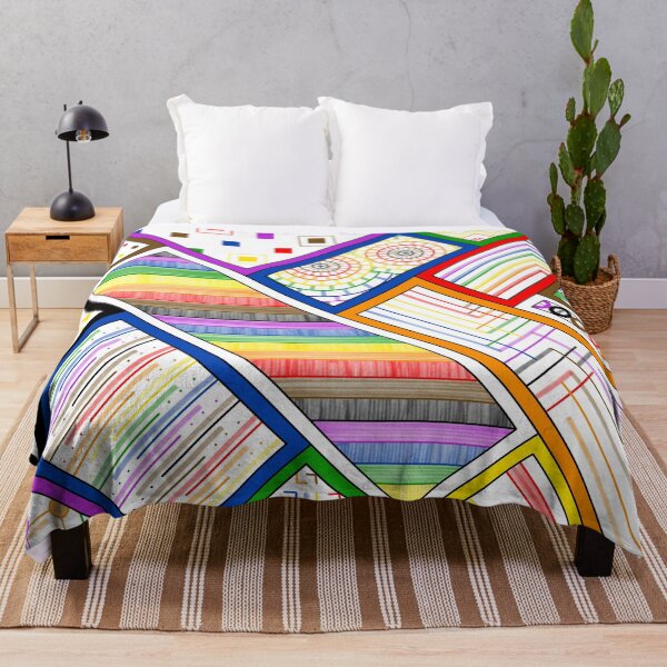 Item preview, Rainbow grid doodle designed and sold by JoyfulJen.